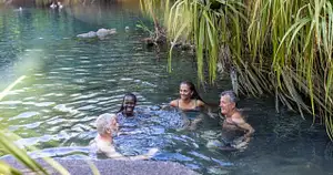 Aboriginal Art Workshop & Berry Springs Nature Park, Explore & Swim
