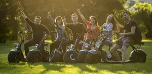 Margitsziget Fairy Garden Tour on MonsteRoller in Budapest